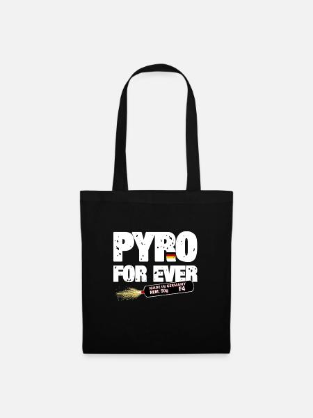Pyro For Ever - Stoffbeutel - Schwarz