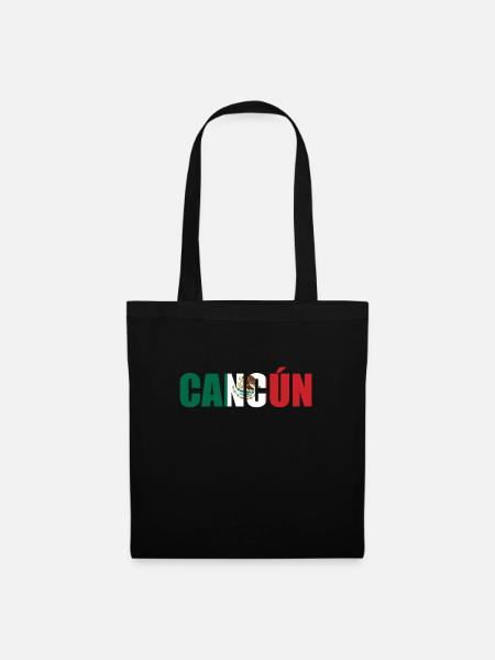 Cancun - Stoffbeutel - Schwarz