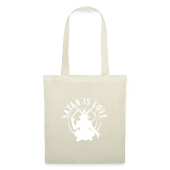 Satan | Satanismus Satanisten Satanist Geschenke - Stoffbeutel - Natur - Vorne