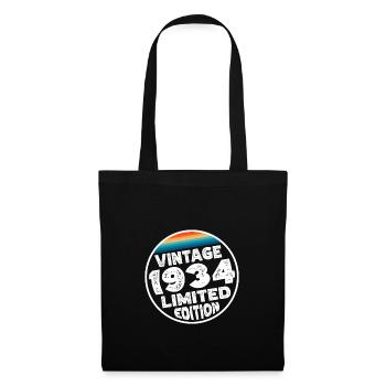Cadeau d’anniversaire en édition limitée depuis 1934 - Sac en tissu - noir - Devant