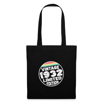 Édition limitée depuis 1932 Cadeau d’anniversaire - Sac en tissu - noir - Devant