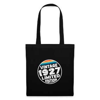Limited Edition since 1927 Geburtstag Geschenk - Stoffbeutel - Schwarz - Vorne