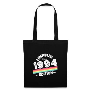 Unique depuis 1994 Edition Anniversaire Millésime 1994 - Sac en tissu - noir - Devant