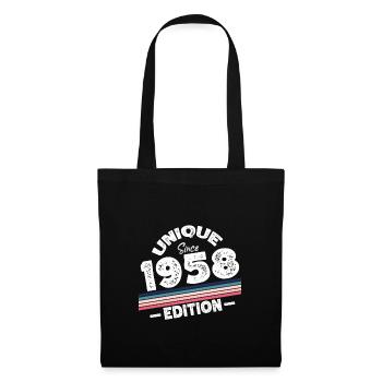 Unique Since 1958 Edition Birthday Vintage 1958 - Tote Bag - black - Front
