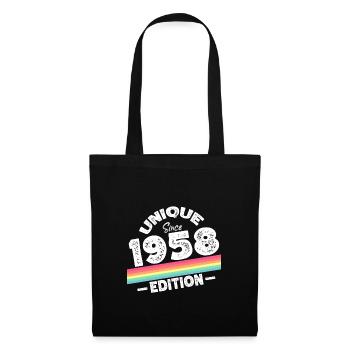 Unique Since 1958 Edition Birthday Vintage 1958 - Tote Bag - black - Front