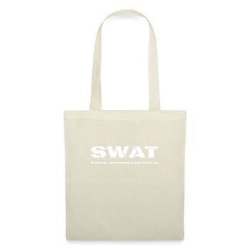SWAT Armes spéciales et tactiques Texte du pochoir - Sac en tissu - nature - Devant