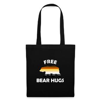 Free bear hugs schwul Homo Gay Pride LGBT - Tote Bag - black - Front