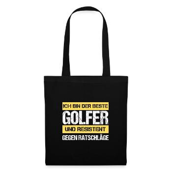 Resistant Golfer - Tote Bag - black - Front