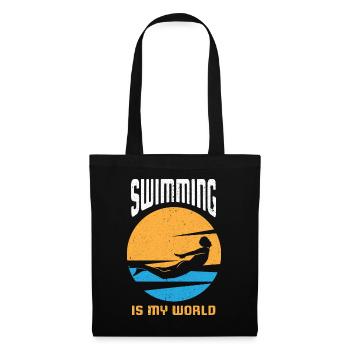 Swimmers Swimming 50 meters lane - Tote Bag - black - Front
