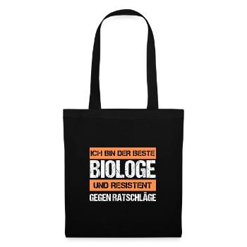 Biologiste résistant - Sac en tissu - noir - Devant