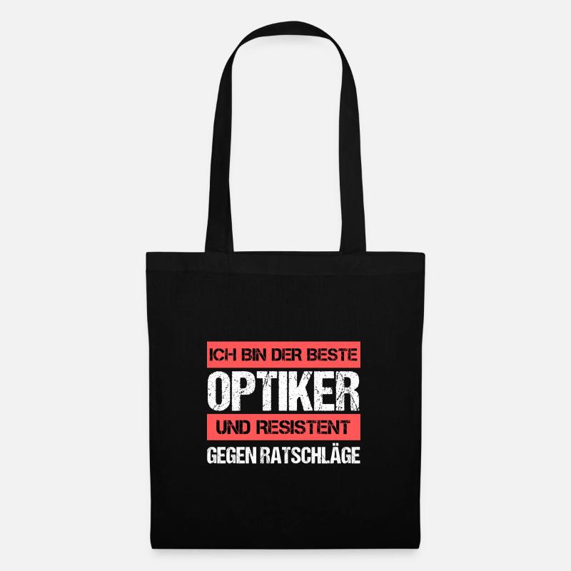 Resistant optician - Tote Bag - black