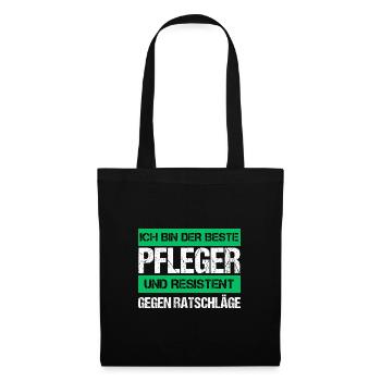 Soignant résistant - Sac en tissu - noir - Devant