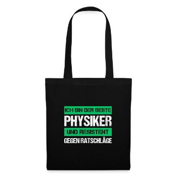 Resistenter Physiker - Stoffbeutel - Schwarz - Vorne