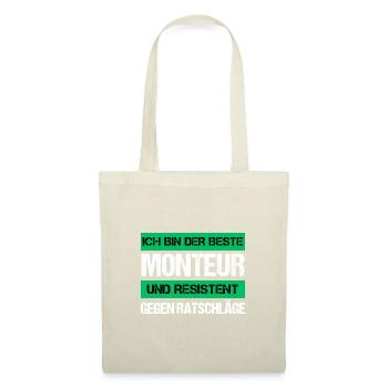 Resistant fitter - Tote Bag - nature - Front