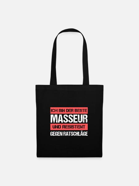 Resistenter Masseur - Stoffbeutel - Schwarz