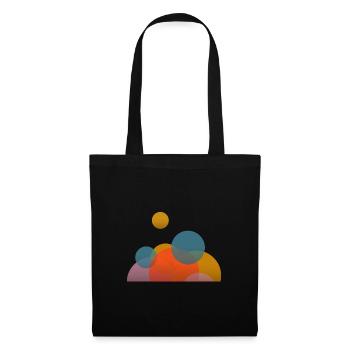 lever du soleil - Sac en tissu - noir - Devant