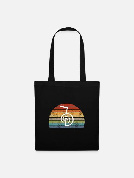 Geschenke für Reiki Meister Reiki Therapeuten Yoga - Stoffbeutel - Schwarz
