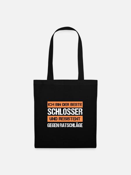 Resistenter Schlosser - Stoffbeutel - Schwarz