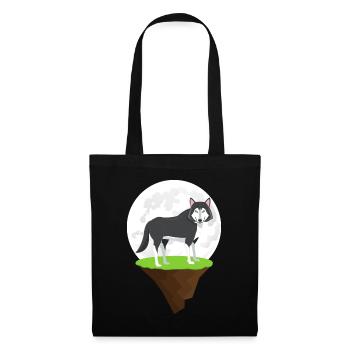 Wolf - Sac en tissu - noir - Devant