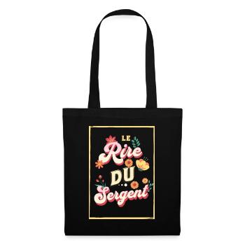 Le Rire du Sergent C - Sac en tissu - noir - Devant