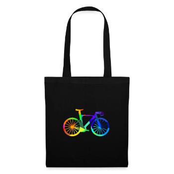 Vélo de route Triathlon Rainbow Polygon Bike - Sac en tissu - noir - Devant