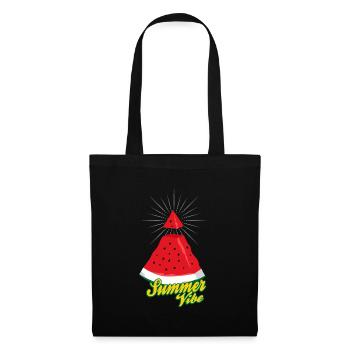 Summer Vibe ~ Watermelon Illuminati - Sac en tissu - noir - Devant