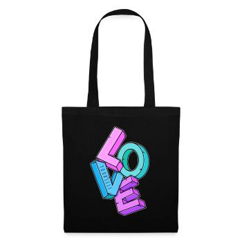 Love love yourself cool fresh - Tote Bag - black - Front