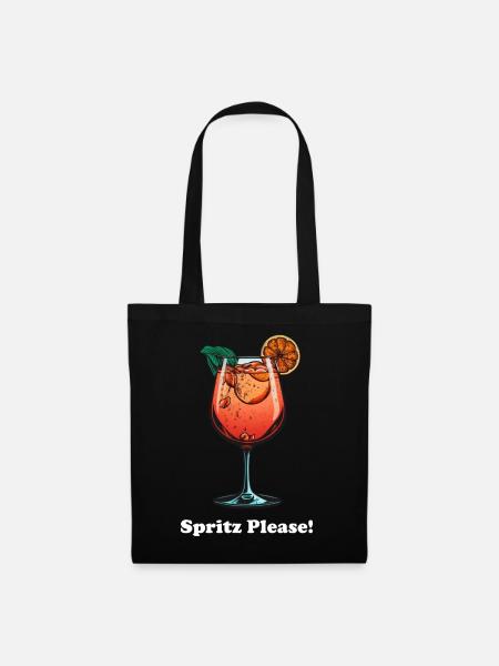 Sprizz Please! - Stoffbeutel - Schwarz