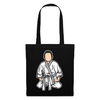 Funny judo kid - Tote Bag - black - Front