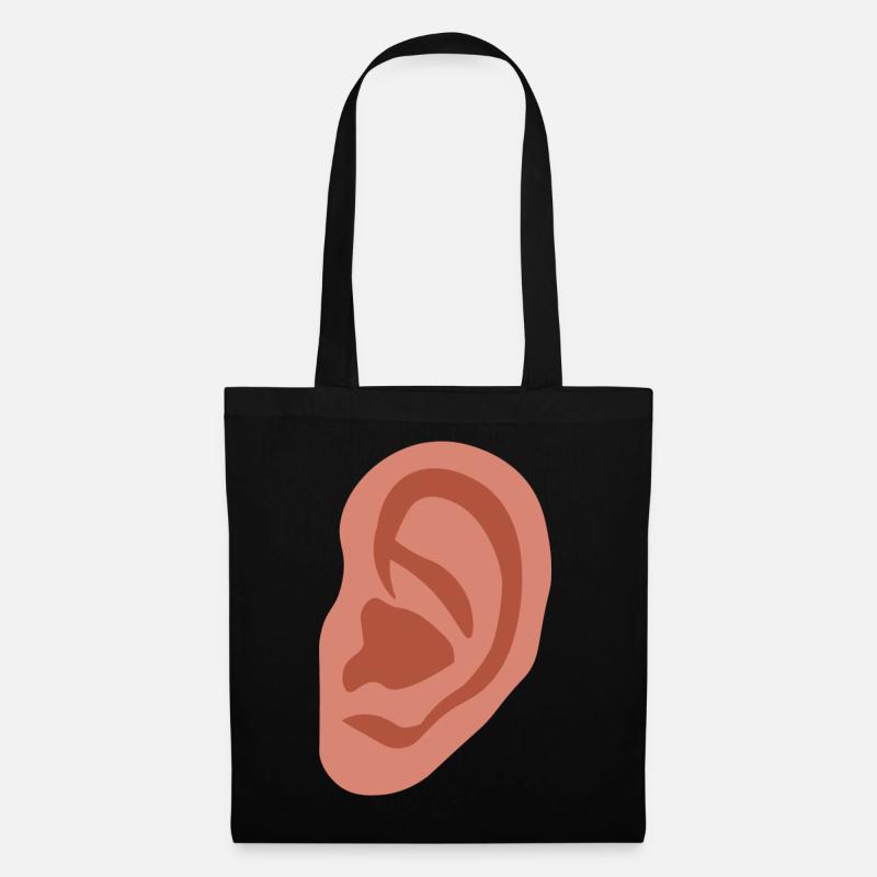 Big ear - Tote Bag - black