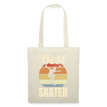 Bester Skater Vintage Look - Stoffbeutel - Natur - Vorne