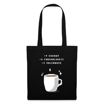 Coffee boost - Tote Bag - black - Front