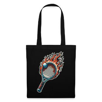 Badminton - Sac en tissu - noir - Devant