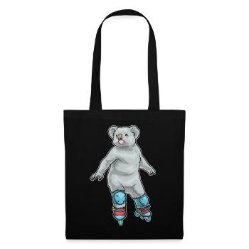 Koala Patins à roues alignées - Sac en tissu - noir - Devant