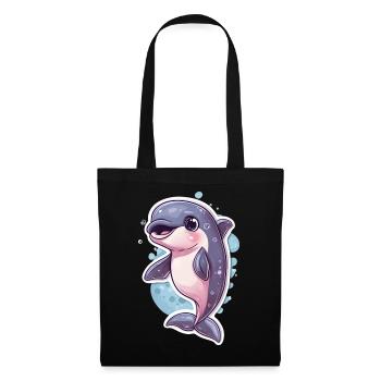 Dolphin - Tote Bag - black - Front