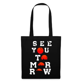 See You Tomorrow Inspiration Art Chinois Tradition - Sac en tissu - noir - Devant