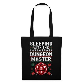 Sleeping with the DM - Funny D'n'D - Tote Bag - black - Front