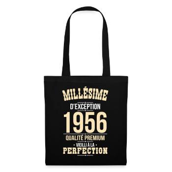 1956 – Millésime d’exception – Qualité premium - Sac en tissu - noir - Devant