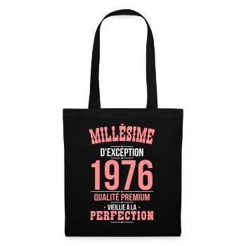 1976 – Millésime d’exception – Qualité premium - Sac en tissu - noir - Devant