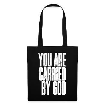 You are carried by god - Tote Bag - black - Front