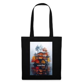 PAS BESOIN D’ADRESSE - Villa moderne de l’île d’automne - Sac en tissu - noir - Devant