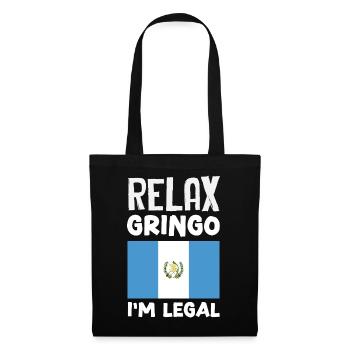 T-shirt Drapeau du Guatemala Fierté & Chapín Maison - Sac en tissu - noir - Devant