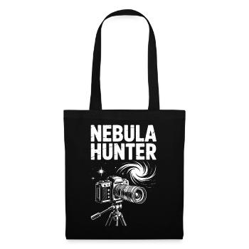 Nebula Hunter Teleskopkunst - Stoffbeutel - Schwarz - Vorne