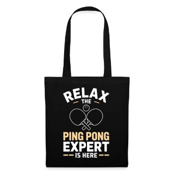 Table Tennis Ping Pong Table Tennis Player Gift - Tote Bag - black - Front