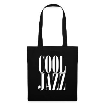 Cool Jazz Typography Tee - Tote Bag - black - Front