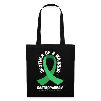 Bruder eines Kämpfers - Gastroparese - Stoffbeutel - Schwarz - Vorne