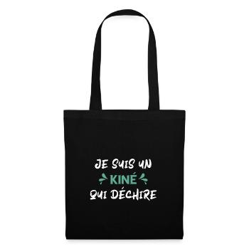 Je suis un kiné qui déchire - Sac en tissu - noir - Devant