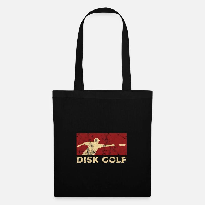 Disc Golf - Stoffbeutel - Schwarz
