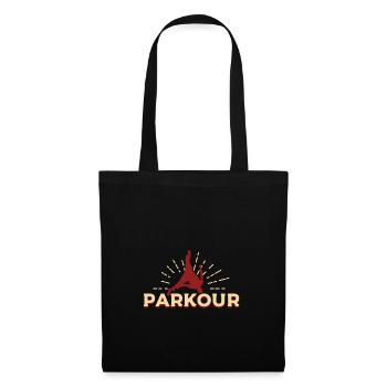 Parkour - Stoffbeutel - Schwarz - Vorne