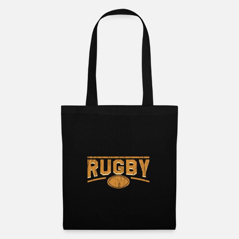 Rugby - Stoffbeutel - Schwarz